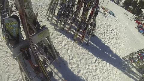 Ski Rack Crash