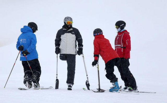 Veteran Amputee Skiing